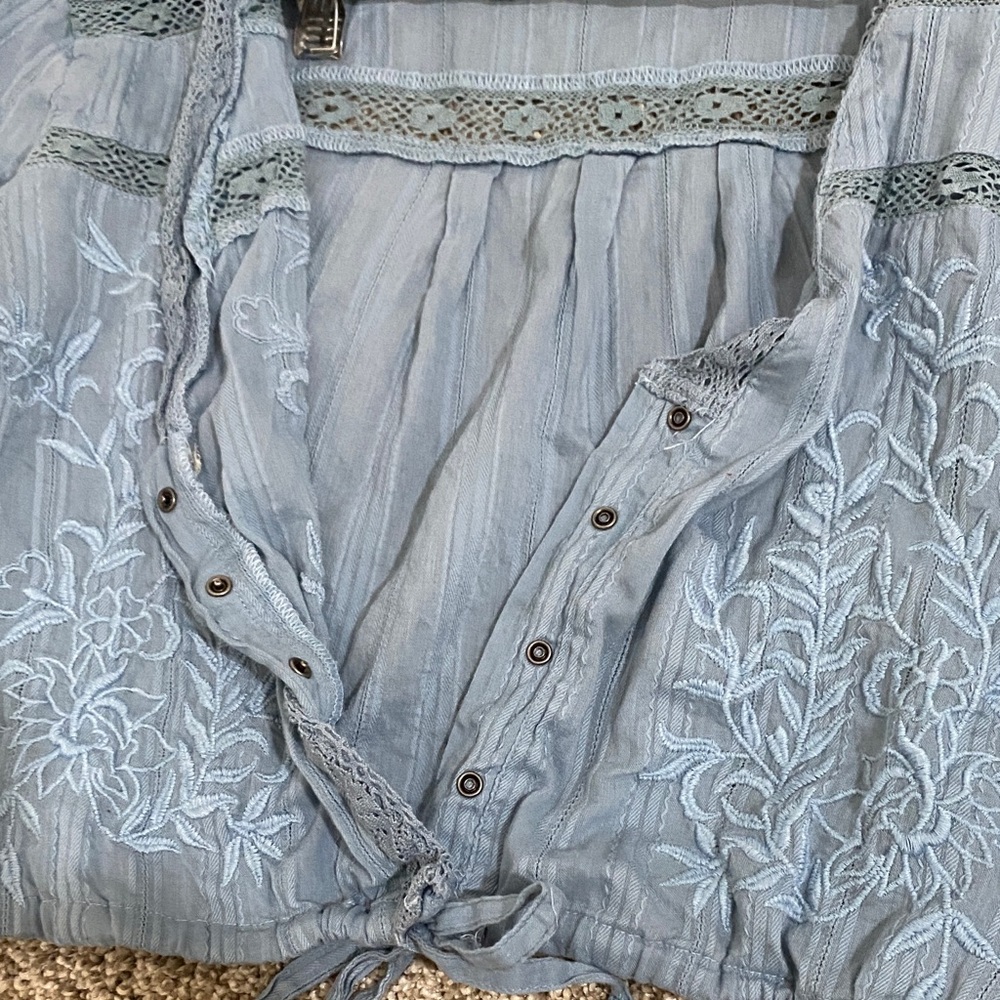 Free people Follow Your Heart Floral Embroidered Top - Picture 10 of 11